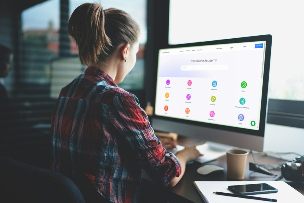 CentrixOne Academy website interface