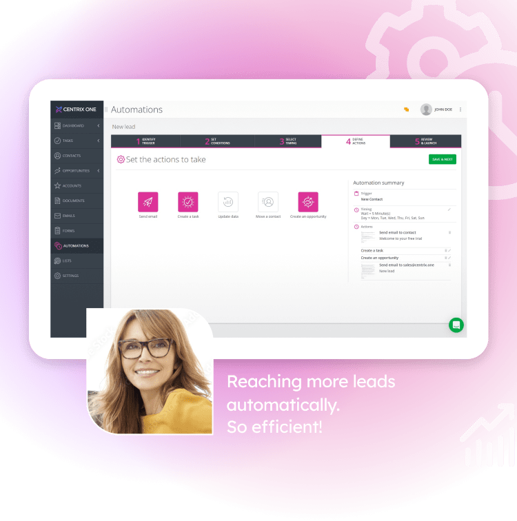 Automate your sales and marketing | CRM | Centrix.one