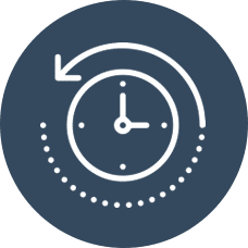 Icône d'une horloge - CRM CentrixOne