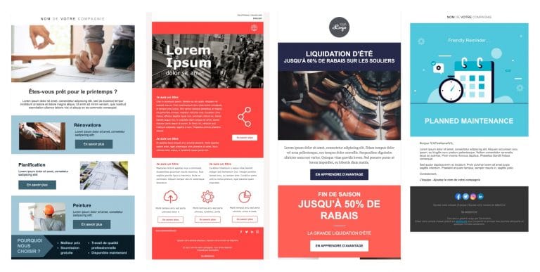 Newsletter and template email CRM CentrixOne