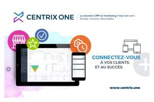 Présentation de la nouvelle interface du CRM CentrixOne au salon stratégies PME en 2018