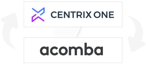 Le CRM CentrixOne se synchronise avec Acomba